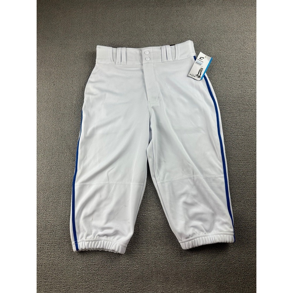 Champro‎ Baseball Pants Men S White Triple Crown Knicker Stretch Athleisure